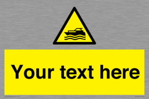 Custom Warning motorised watercraft